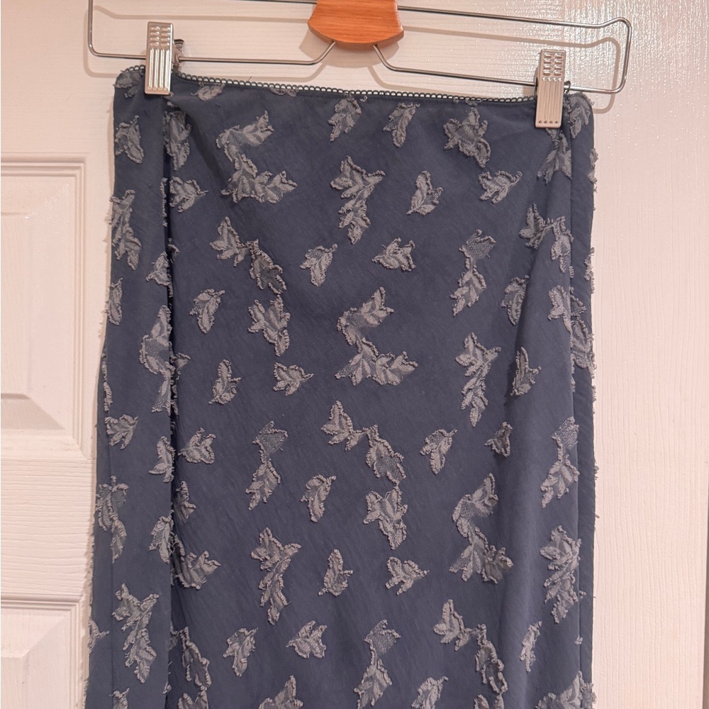 Urban Renewal Blue Floral Maxi Skirt